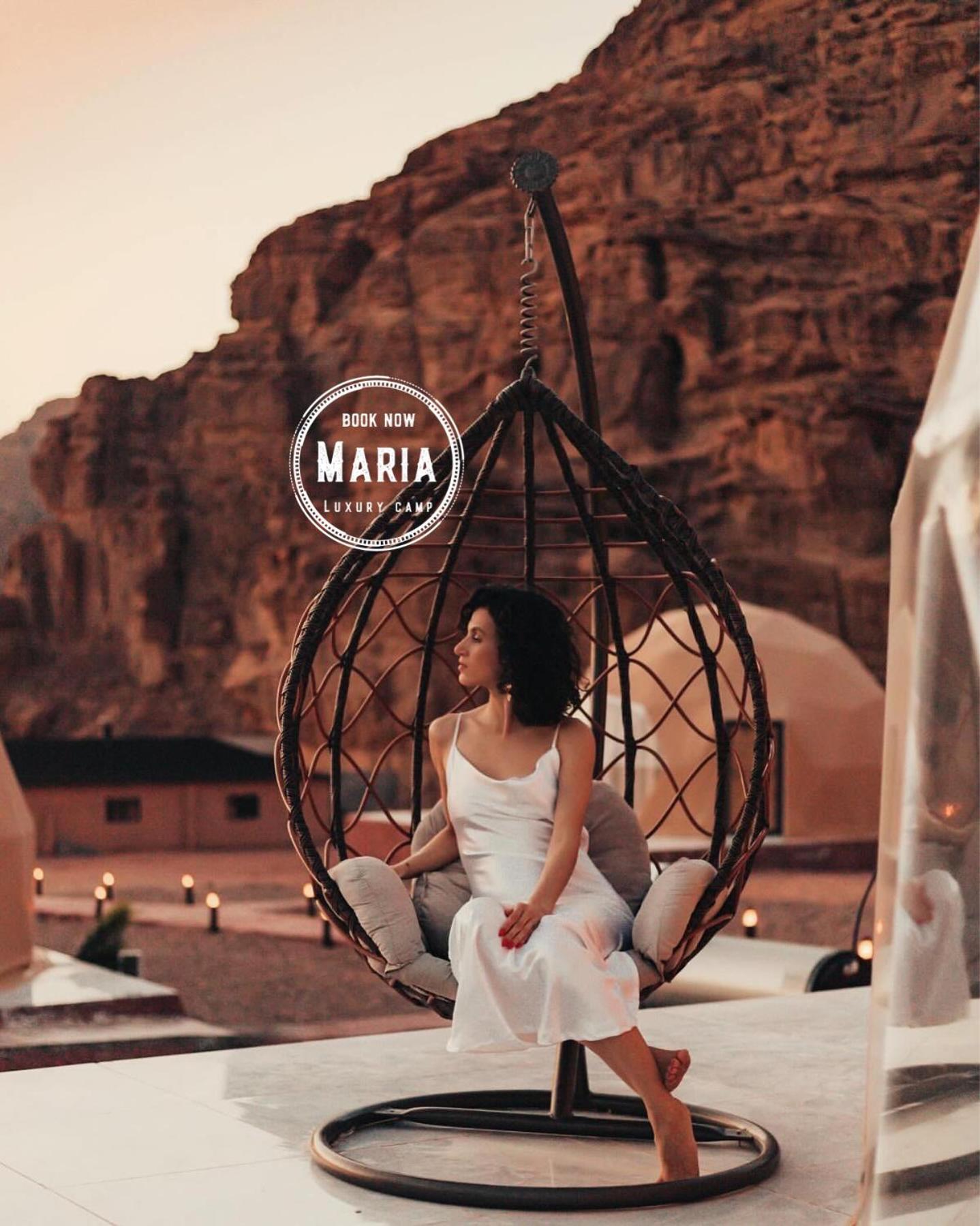 Rum Maria Luxury Camp & Bubble Rooms Wadi Rum Exterior foto