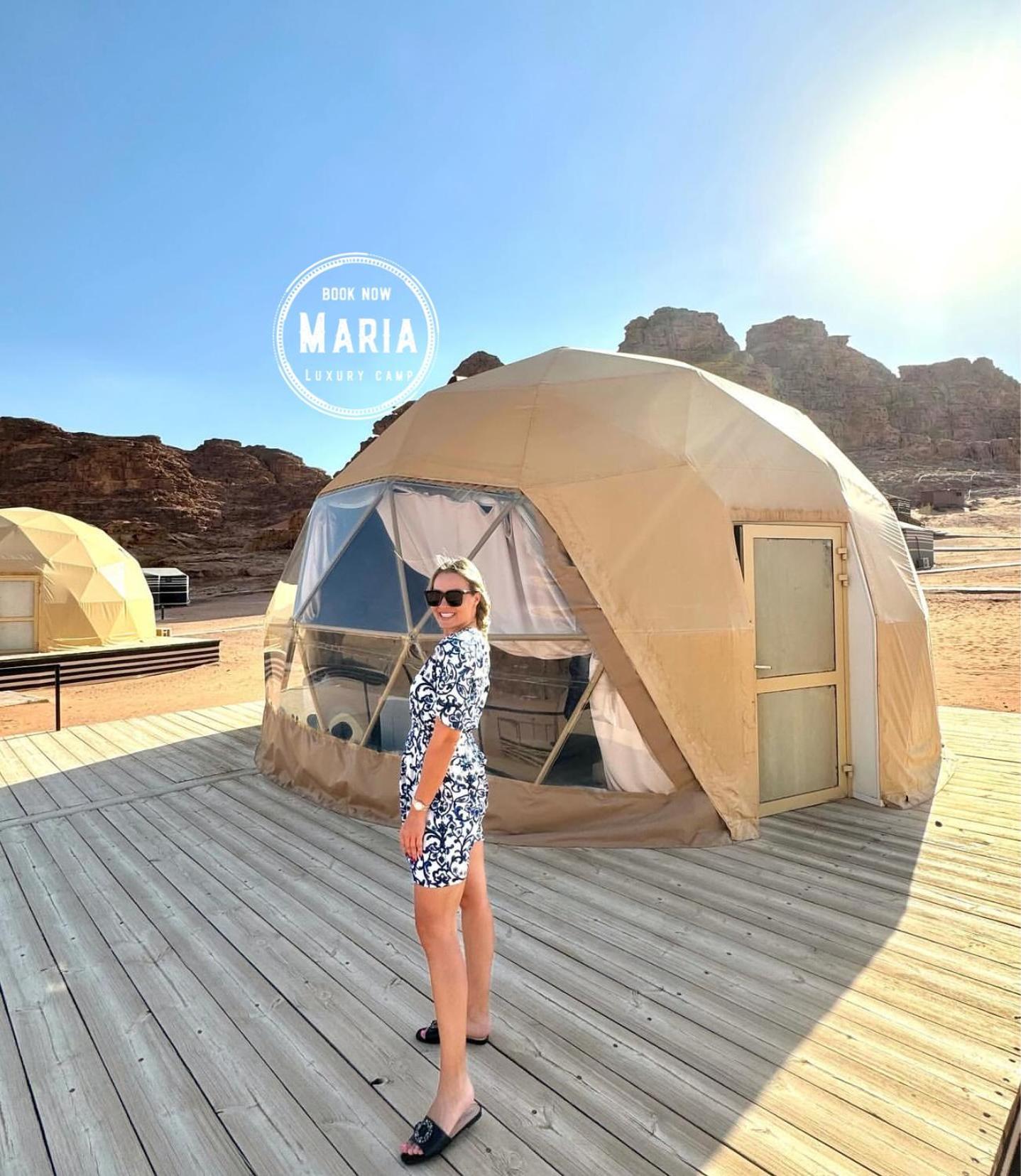 Rum Maria Luxury Camp & Bubble Rooms Wadi Rum Exterior foto